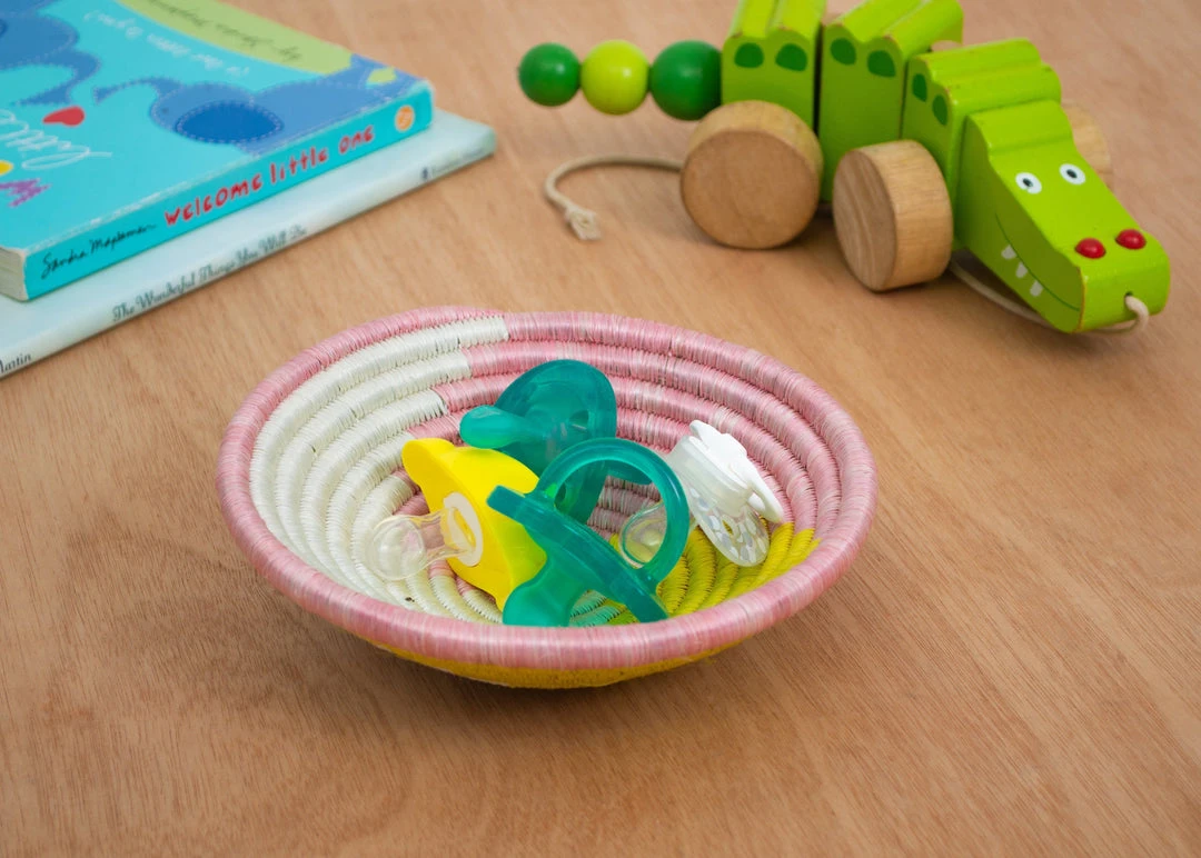 KAZI Small Blush Pink + Sun Unity Bowl Home Goods 4 KAZI Small Blush Pink + Sun Unity Bowl Home Goods