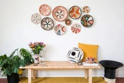 KAZI Small Coral + Clay Fani Trivet