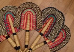 KAZI Home Goods Small Desert Rose Fan