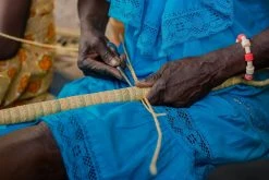 KAZI Home Goods Small Desert Rose Fan