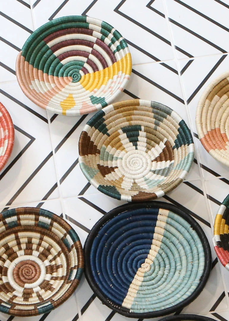 KAZI Small Dusty Peach + Fir Biko Bowl Home Goods 7 KAZI Small Dusty Peach + Fir Biko Bowl Home Goods