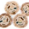 KAZI Soothing Sands Fringed Coasters 1 KAZI Soothing Sands Fringed Coasters