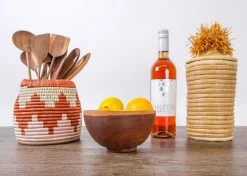 KAZI Home Goods Sunset Tina Pom Pom Box