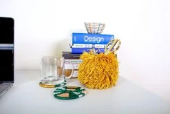 KAZI Tiny Floret Striped Catch All Home Goods