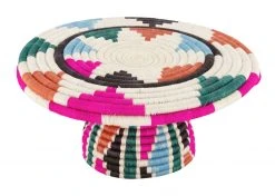 KAZI Vivid Viola Cake Stand Home Goods