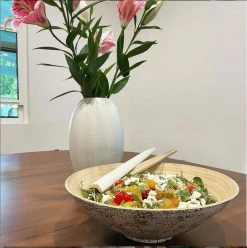 Bibol Kitchen + Dining Khup Bamboo Serving Bowl