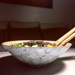 Bibol Kitchen + Dining Khup Bamboo Serving Bowl