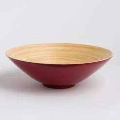 Bibol Kitchen + Dining Khup Bamboo Serving Bowl