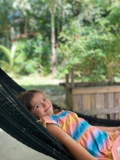 Honey Cake Tiger Kids' Sky's The Limit Short Sleeve Dress