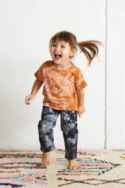 North Of West Kids' Tie Dye Tee - Amber