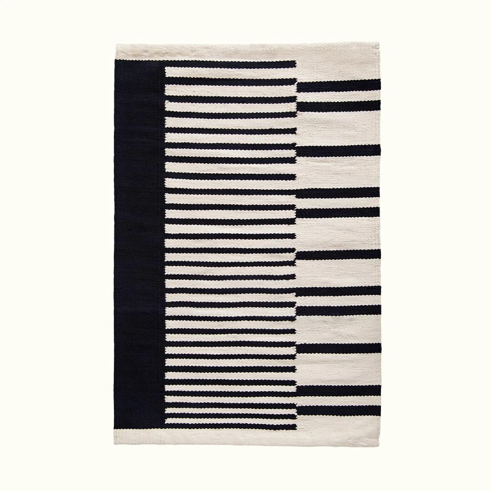 Kiliim Home Goods Black Pier Bath Mat 3 Kiliim Home Goods Black Pier Bath Mat
