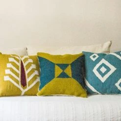 Kiliim Blue Nile Wool Throw Pillow Cover Best Sellers