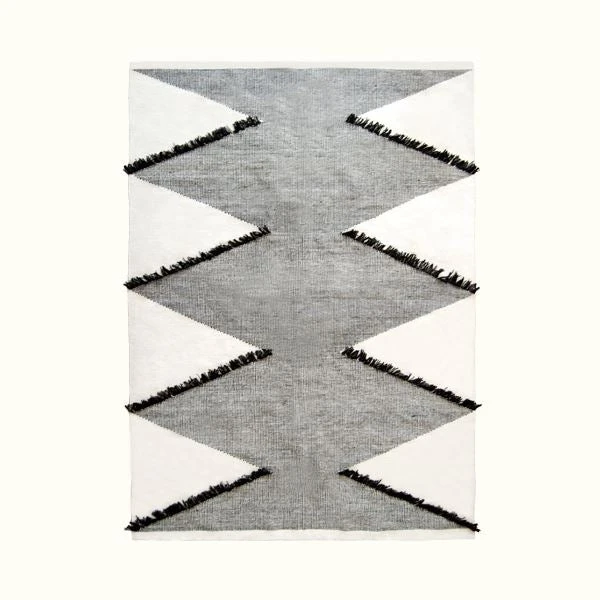 Kiliim Frilled Diamonds Wool Runner / Rug 3 Kiliim Frilled Diamonds Wool Runner / Rug