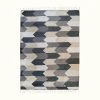 Kiliim Neutral Chevron Wool Runner / Rug