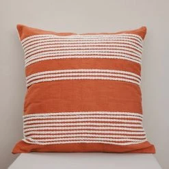 Kiliim Orange Meadow Floor Cushion Cover Home Goods