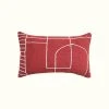 Kiliim Solid Temple Lumbar Pillow Cover