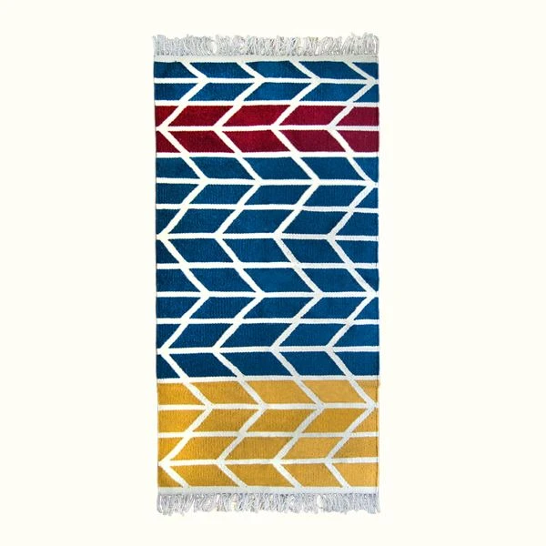 Kiliim Trio Wool Runner / Rug Home Goods 3 Kiliim Trio Wool Runner / Rug Home Goods