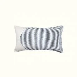Kiliim Home Goods White Archway Lumbar Pillow Cover