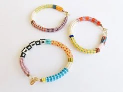 Kisiwa Cuerda One Of A Kind Beaded Bracelet Jewelry