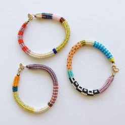 Kisiwa Cuerda One Of A Kind Beaded Bracelet Jewelry