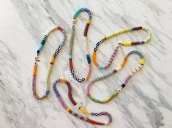 Kisiwa Jewelry Cuerda One Of A Kind Beaded Choker