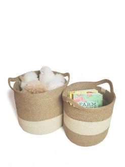 Korissa Agora Colorblock Basket Set