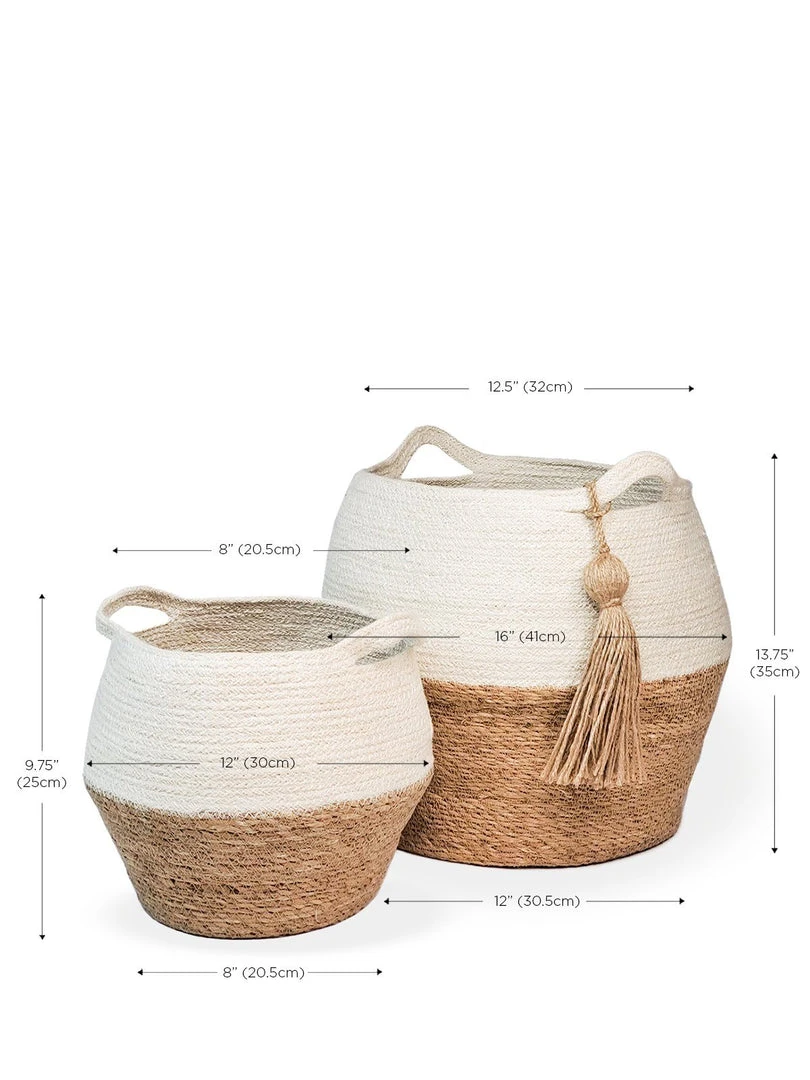 Korissa Home Goods Agora Jar Basket Set 10 Korissa Home Goods Agora Jar Basket Set