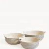Korissa Home Goods Amari Fruit Bowl Set - Black