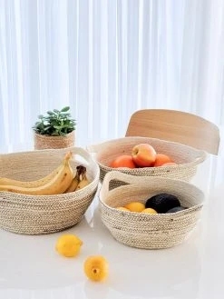 Korissa Amari Fruit Bowl Set - Brown