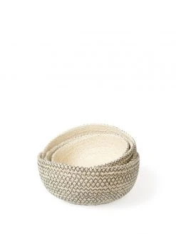 Korissa Home Goods Amari Round Bowl Set - Black