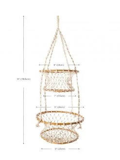 Korissa Jhuri Double Hanging Basket