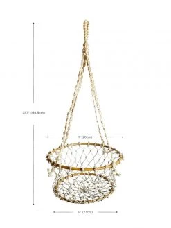Korissa Home Goods Jhuri Single Hanging Basket