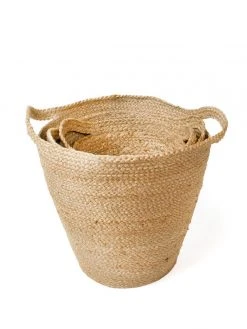Korissa Kata Basket With Slit Handle Set Home Goods