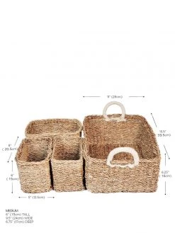 Korissa Home Goods Savar Everything Basket Set