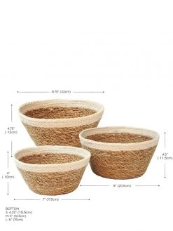 Korissa Savar Plant Bowl Set Home Goods