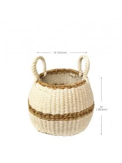 Korissa Home Goods Ula Blanco Basket