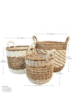 Korissa Home Goods Ula Mesh Basket Set
