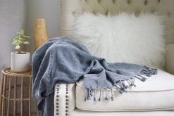 Amante Marketplace Kurios Turkish Towel / Blanket - Denim 15 Amante Marketplace Kurios Turkish Towel / Blanket - Denim