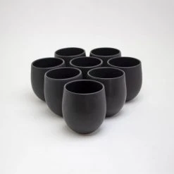 Carthage.Co La Marsa Stoneware Goblet Set Kitchen + Dining