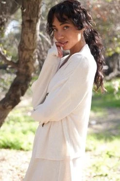 LA Relaxed New Arrivals Bloom Tencel Hachi Cardigan