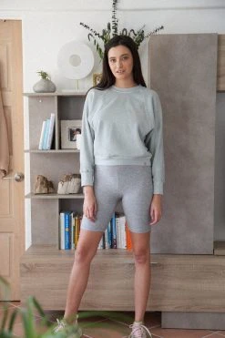 LA Relaxed New Arrivals Eco Rib Tencel Bike Short 13 LA Relaxed New Arrivals Eco Rib Tencel Bike Short