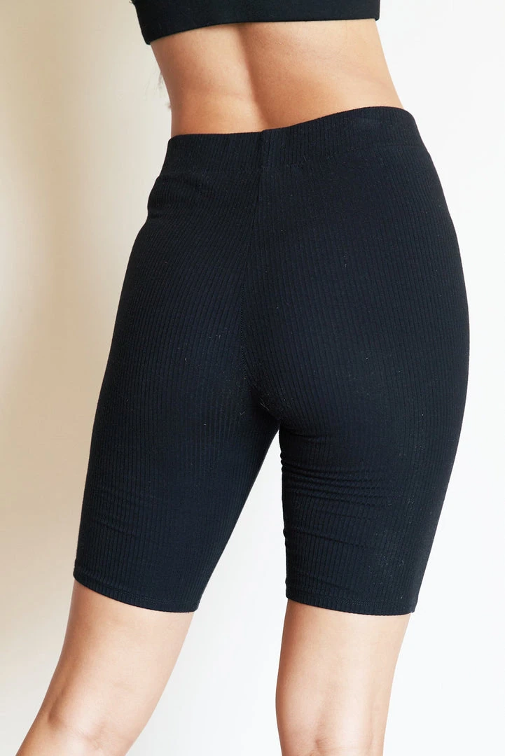 LA Relaxed New Arrivals Eco Rib Tencel Bike Short 7 LA Relaxed New Arrivals Eco Rib Tencel Bike Short