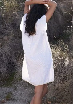 LA Relaxed Magnolia Linen Slip Dress