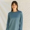 LA Relaxed Raw Modal Raglan Sweatshirt