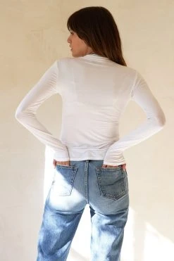 LA Relaxed Smooth Modal Jersey Turtleneck