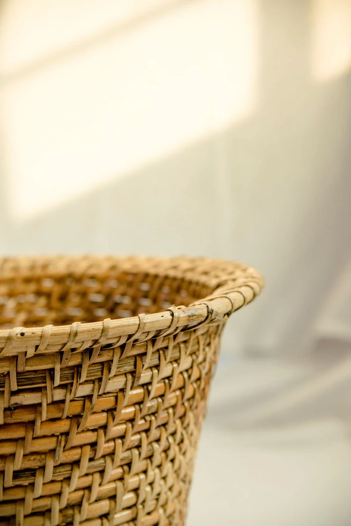 Amara Home Goods Lacing Flower Tub Basket 5 Amara Home Goods Lacing Flower Tub Basket