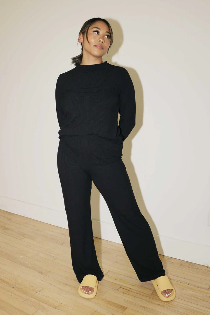 Mary Young Landry Ribbed Bamboo Pant 4 Mary Young Landry Ribbed Bamboo Pant