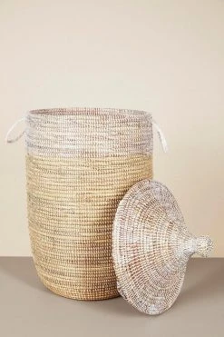 Mbare Large Two-Tone Basket