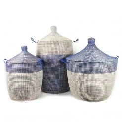Mbare Large Two-Tone Basket