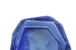 Lauren HB Studio Formation Porcelain Plate - Azul